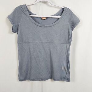 Marni Cotton Tee in Grayish Blue - Size 40 (Italian)